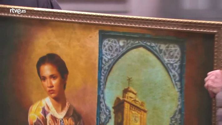 Acacias 38 - María Luisa ve un cuadro de Elvira por la calle