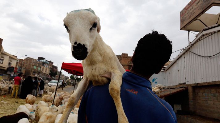 Telediario 1 - Marruecos se prepara para la Pascua Musulmana