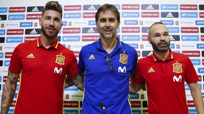 Fútbol - Rueda de prensa Julen Lopetegui. Seleccionador español