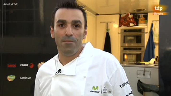 Vuelta ciclista a España - Vuelta 2017 | Lorenzo Pajares, el cocinero y nutricionista del Movistar Team