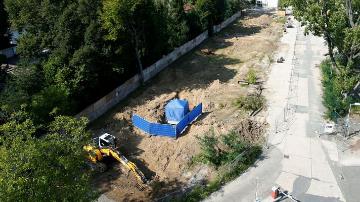Telediario 1 - Desactivan en Frankfurt una bomba de la IIGM