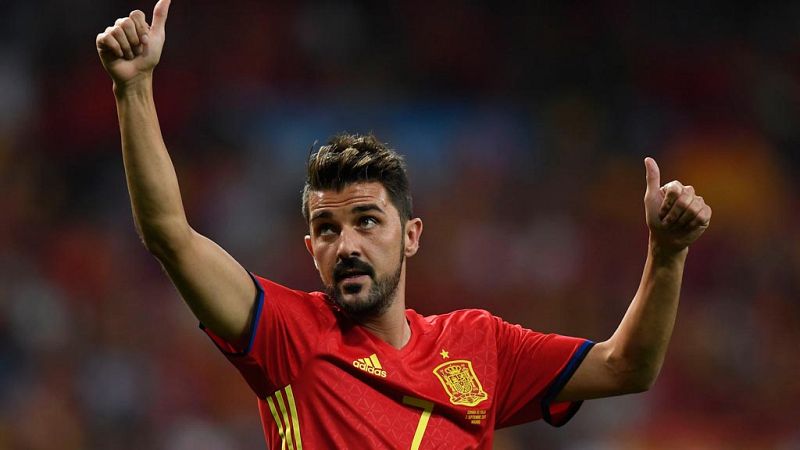 Villa volvió a jugar con la selección tres años después | Ver