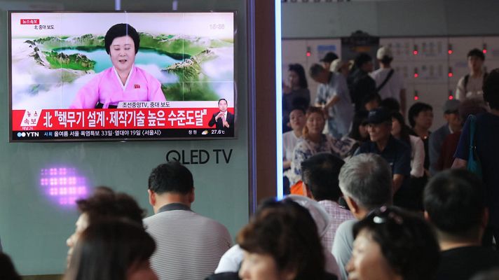 Telediario 1 - La comunidad internacional pide más sanciones contra Corea del Norte tras el nuevo ensayo nuclear