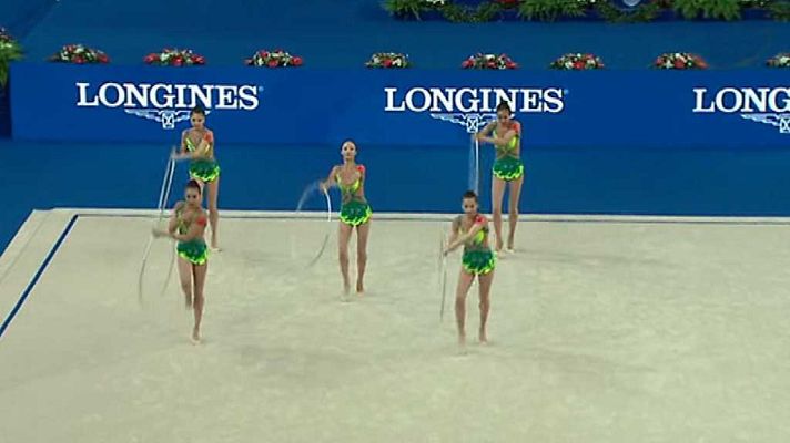 Gimnasia artística - Cto. del Mundo Final Aparatos Conjuntos -5 Aros-