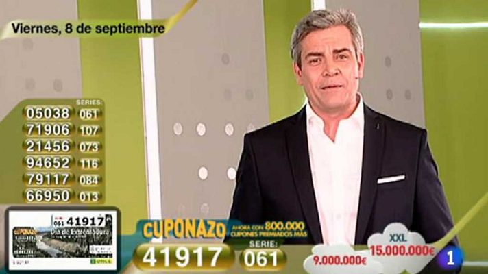 Sorteos ONCE - Sorteo ONCE - 08/09/17