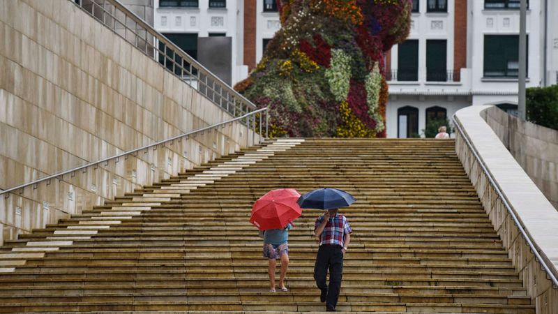 Probabilidad de precipitaciones localmente fuertes o persistentes en el litoral cantábrico