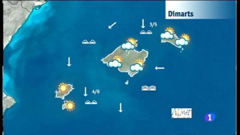 El temps a les Illes Balears - 11/09/17