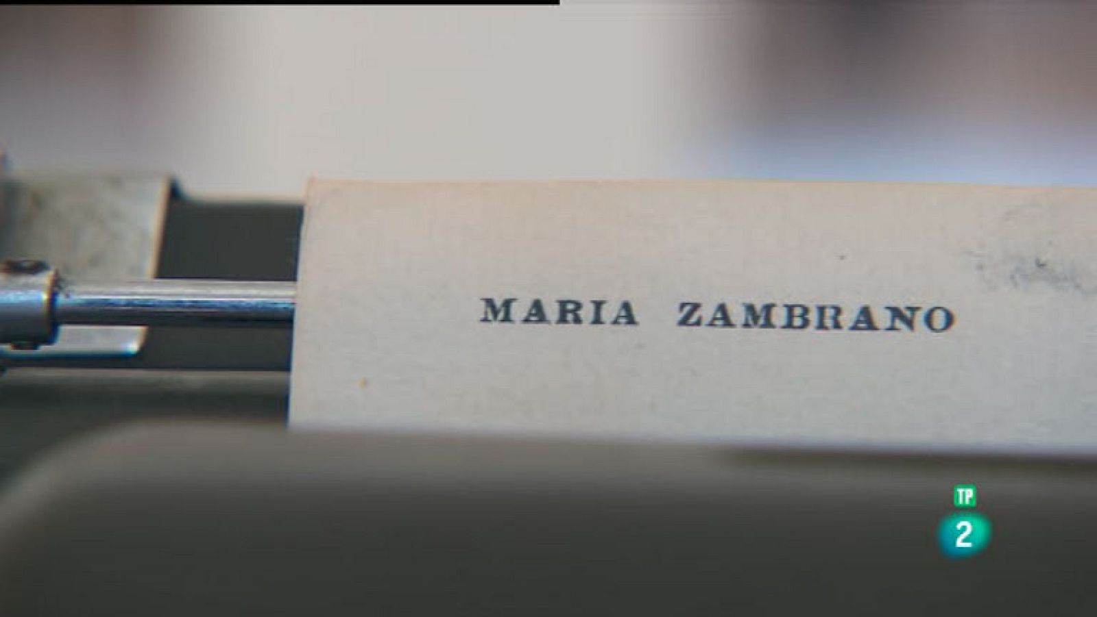 La Aventura del Saber. TVE. Fundación  María Zambrano
