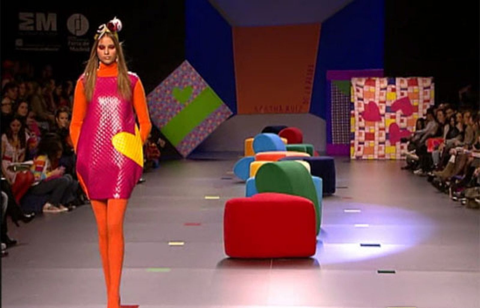 Desfile de la colección de Agatha Ruíz de la Prada para la temporada Otoño-Invierno 2009-2010