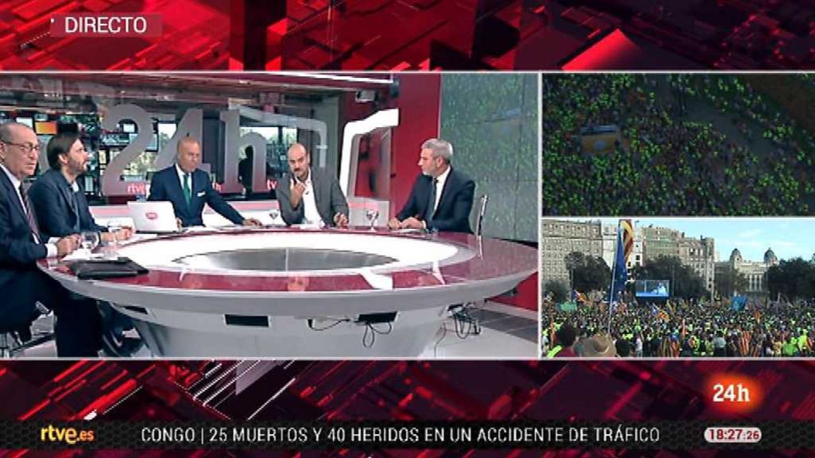 La tarde en 24 horas - Tertulia - 11/09/17 - ver ahora