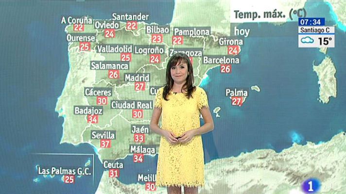 El tiempo - Las temperaturas suben en el Cantábrico y en el sur de Andalucía