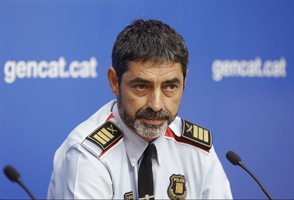 Telediario 1 - El jefe de los Mossos d'Esquadra ha ordenado a sus agentes que investiguen los preparativos de la consulta