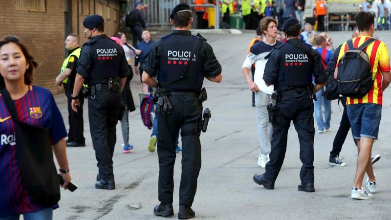 La seguridad aumenta en los partidos de Champions | Ver