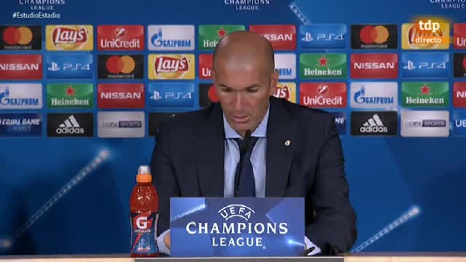 Zidane: "Nos faltó ritmo en la primera parte" - Estudio Estadio | Ver