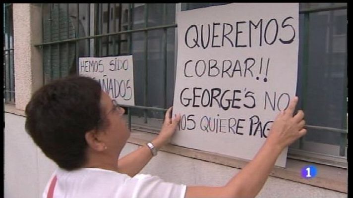 Informatiu Balear - Els treballadors de George's reclamen una indemnització justa