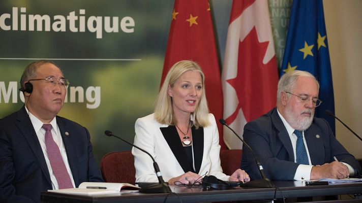 Informativo 24h - La Unión Europea reitera en Canadá su compromiso con el Acuerdo climático de París