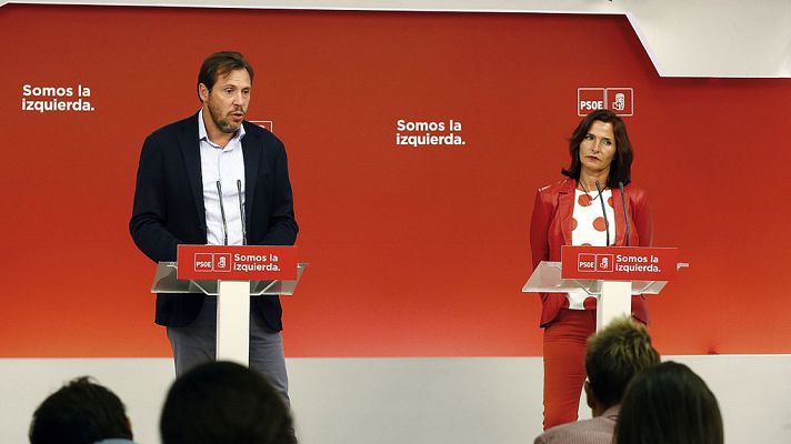 Telediario 1 - El PSOE rebaja su rechazo a la aplicación del artículo 155 para evitar el referéndum y dice que "no sería deseable"