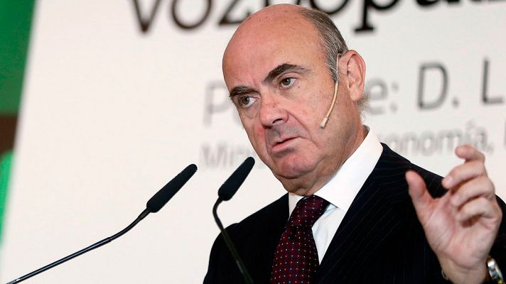 Telediario 1 - De Guindos asegura que una hipotética secesión perjudicaria a España pero sobre todo a Cataluña