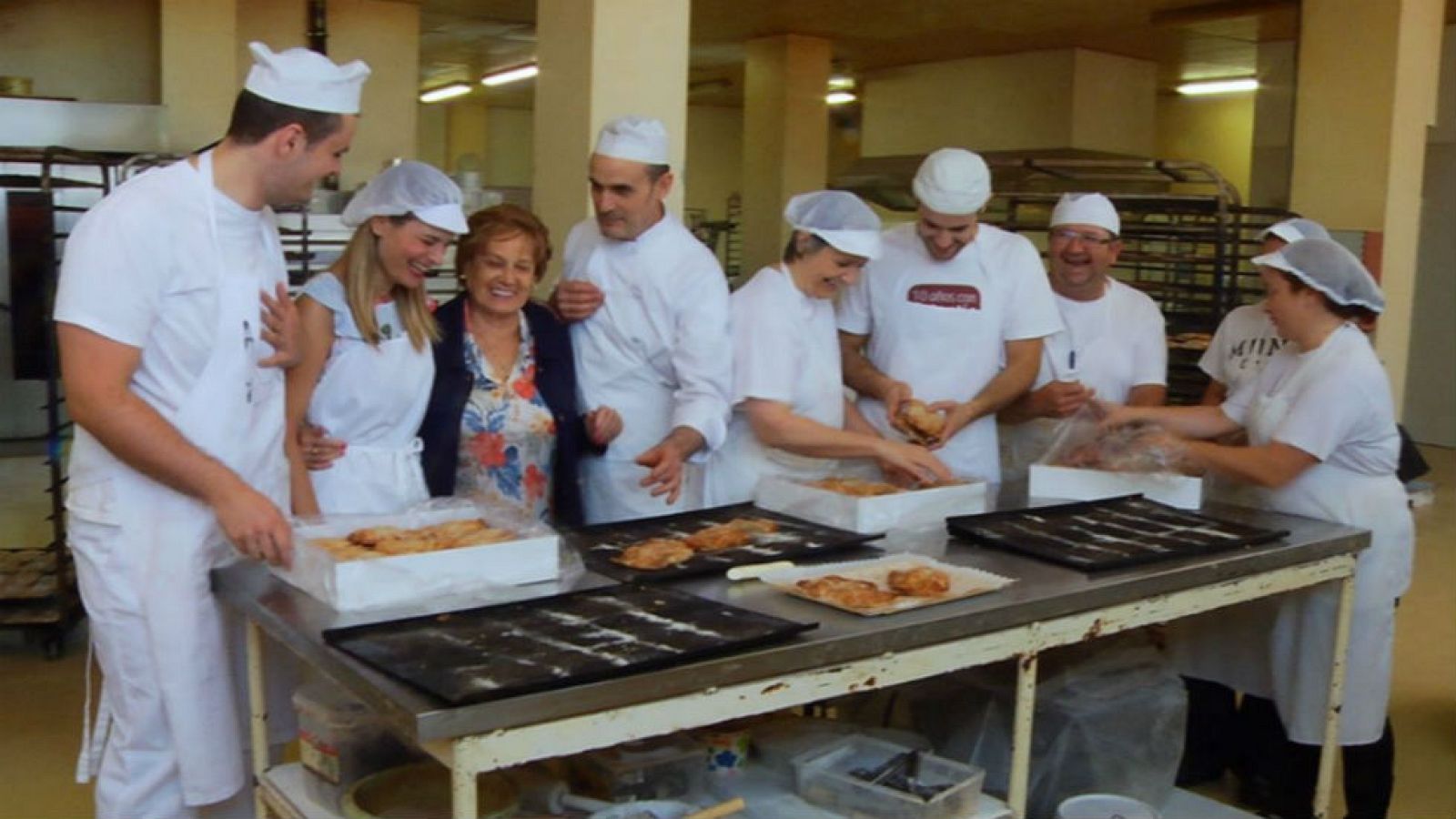 Comemos torta Txantixigorri de Olite