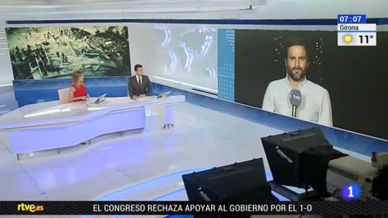 Un fuerte terremoto sacude Mexico con decenas de edificios derrumbados - Telediario 1 | Ver