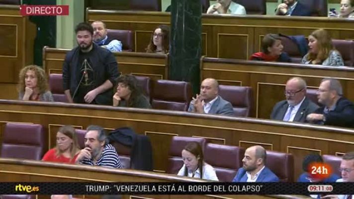  - ERC abandona el Congreso tras un duro enfrentamiento entre Rufián y Rajoy