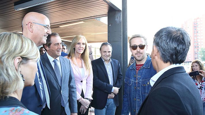 Telediario 1 - Harrison Ford y Ryan Gosling, una visita de película a TVE