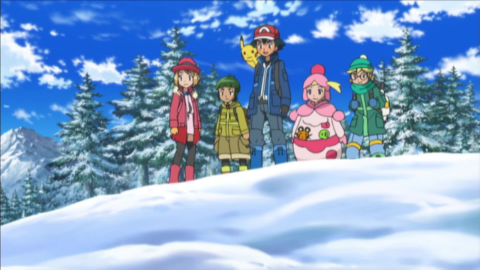 ¡Gran granizada sobre el campo de batalla helado! - Pokémon XYZ | Ver