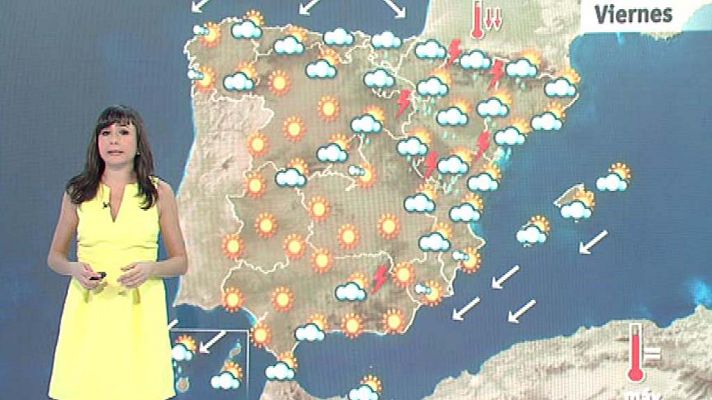 El tiempo - Lluvia en el norte y este peninsular e intervalos nubosos en el resto del país