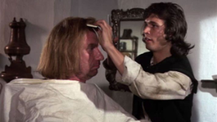 El pícaro - En el que Lucas Trapaza conoce a un mozo barbero que esquila a un pobre y a un rico