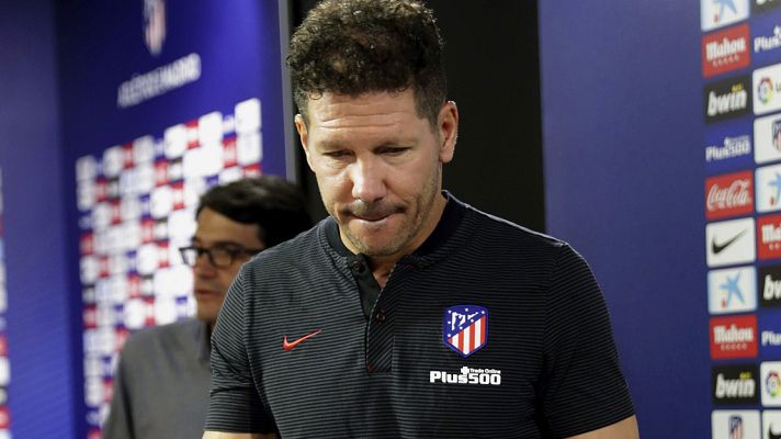 Telediario 1 - Simeone: "Los equipos importantes crecen a partir de jugadores importantes"