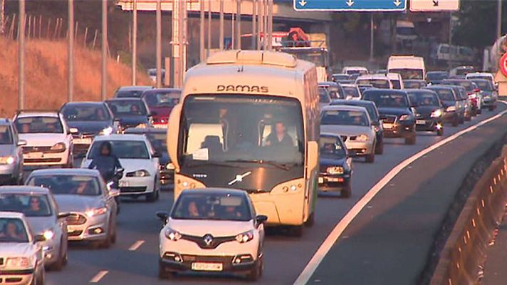 Telediario 1 - Escaso seguimiento del Día sin Coches en las principales ciudades españolas
