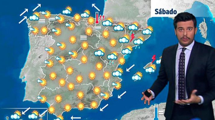 El tiempo - Calor de verano en el primer día del otoño