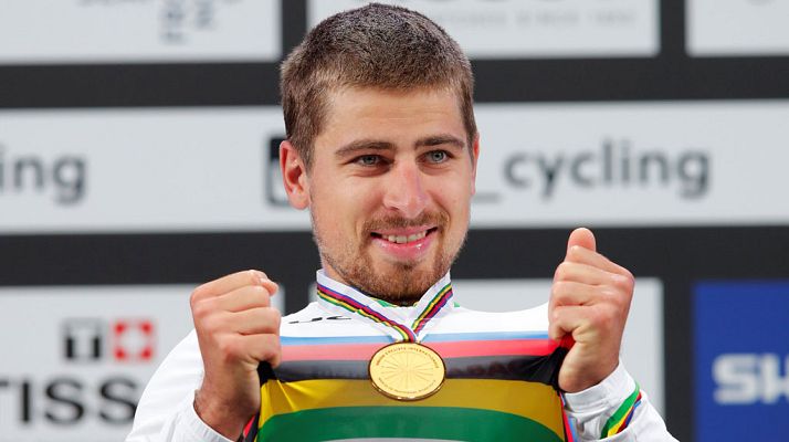 Telediario 1 - Sagan entra en la historia con su tercer arco iris consecutivo