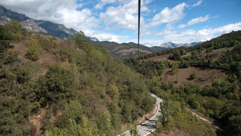 Desplazamiento hacia el este del frente atlántico, poco activo ya en lluvias, en el norte peninsular