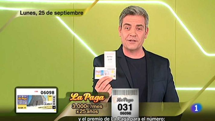 Sorteos ONCE - Sorteo ONCE - 25/09/17