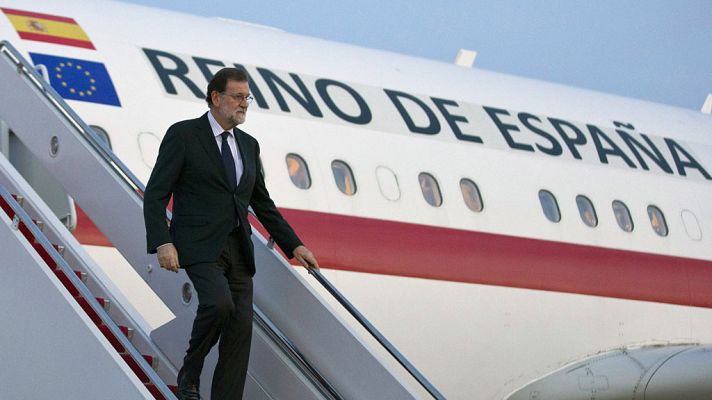 Telediario 1 - Rajoy se reúne con Donald Trump este martes en Washington