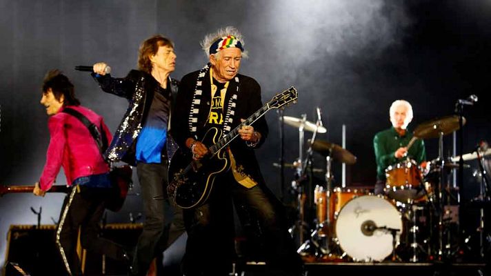 Telediario 1 - Los Rolling Stones ofrecen en Barcelona su único concierto en España