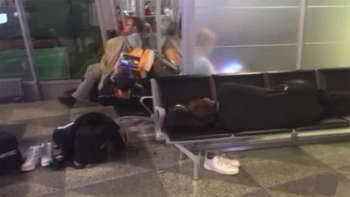 Telediario 1 - La odisea del Joventut para llegar a Helsinki