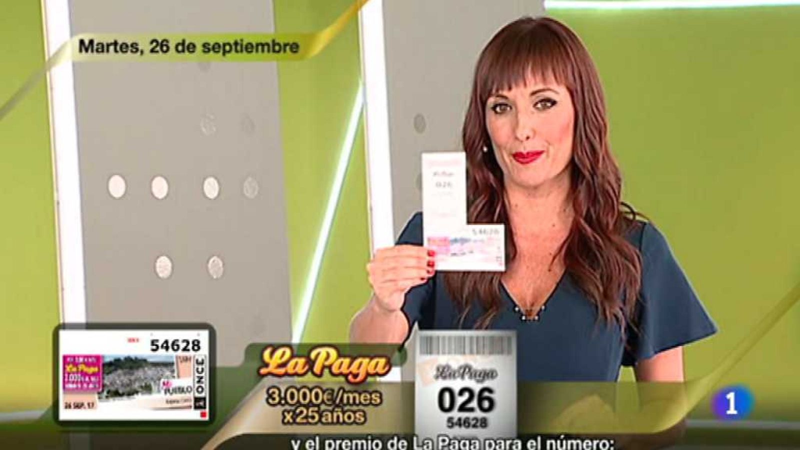Sorteo ONCE - 26/09/17 - ver ahora