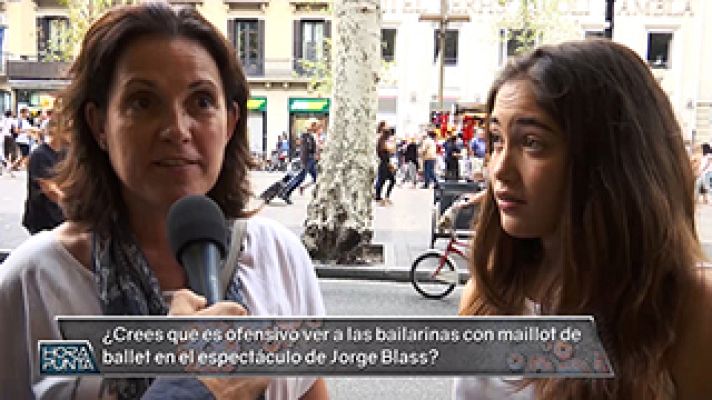 Hora punta - ¿Creen los padres y madres que es ofensivo ver a bailarinas en maillot en el espectáculo de Jorge Blass?