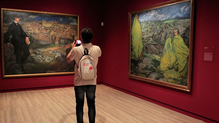 Telediario 1 - Nueva exposición en Madrid dedicada a Ignacio Zuloaga