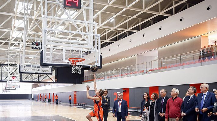 Telediario 1 - El Valencia Basket inaugura su nueva sede de cantera