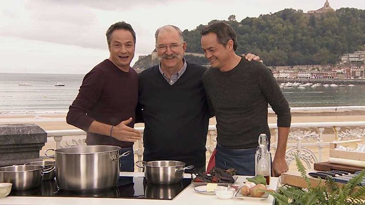 Torres en la cocina - Ensalada de txangurro y kokotxas