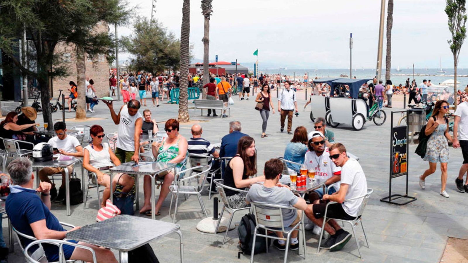 Agosto marca un nuevo récord histórico de llegada de turistas extranjeros, con casi diez millones y medio.