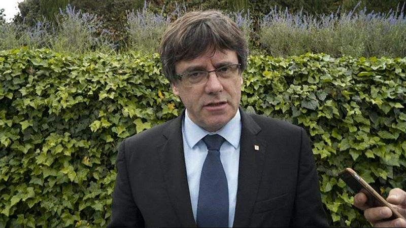Puigdemont asegura que "la represión" no está impidiendo que muchos catalens estén votando - Informativo 24h | Ver