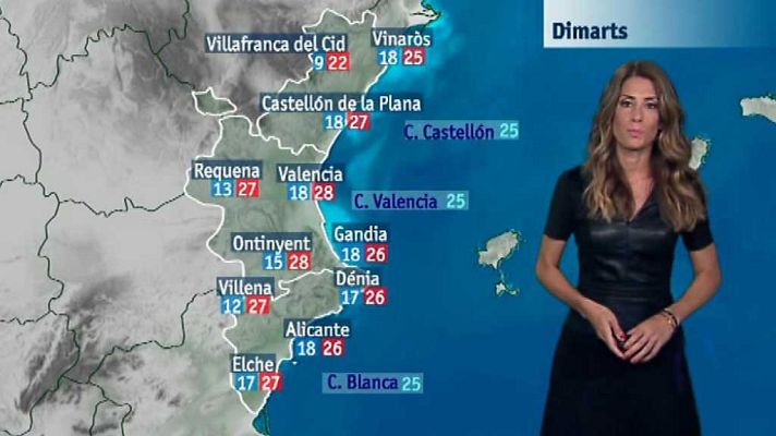 L'informatiu - Comunitat Valenciana - El tiempo en la Comunidad Valenciana - 02/10/17