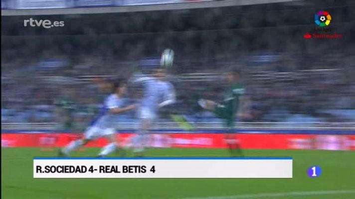  - Festival de goles en Anoeta con un Betis que está en zona europea