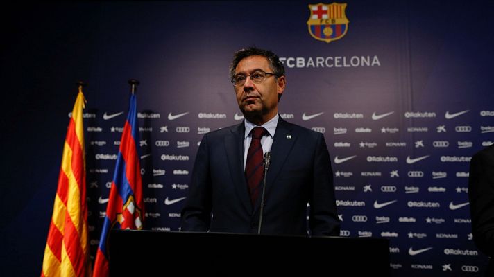 Telediario 1 - Bartomeu: "La decisión de jugar a puerta cerrada fue la más responsable"