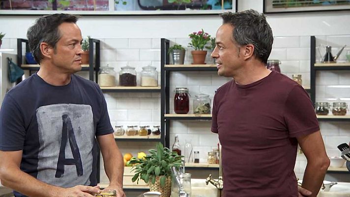 Torres en la cocina - Macarrones vegetarianos. Papillote de salmón