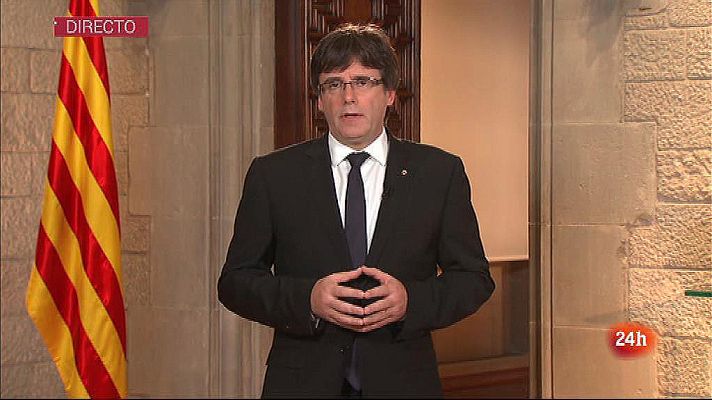  - Puigdemont al rey: "Así no, decepcionó a muchos catalanes"